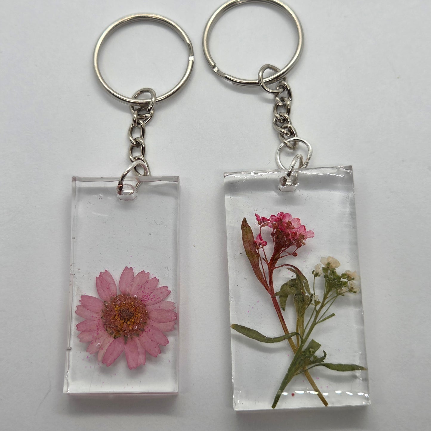 Pressed Flower Keychain